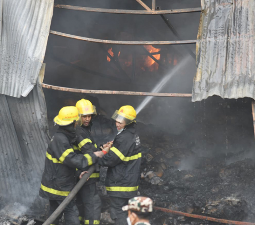 Fire at Nebico Biscuit Factory