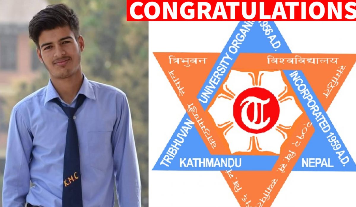 Dharanidhar Bhatt became the second topper of Tribhuvan University
