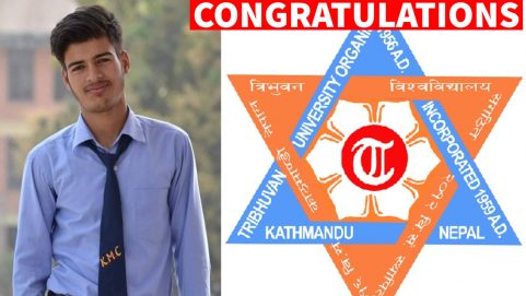 Dharanidhar Bhatt became the second topper of Tribhuvan University