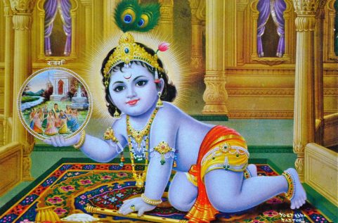 Krishna one of the most widely revered and most popular eighth incarnation avatar or avatara of the Hindu god Vishnu and also as a supreme god in his own right भगवान श्रीकृष्ण