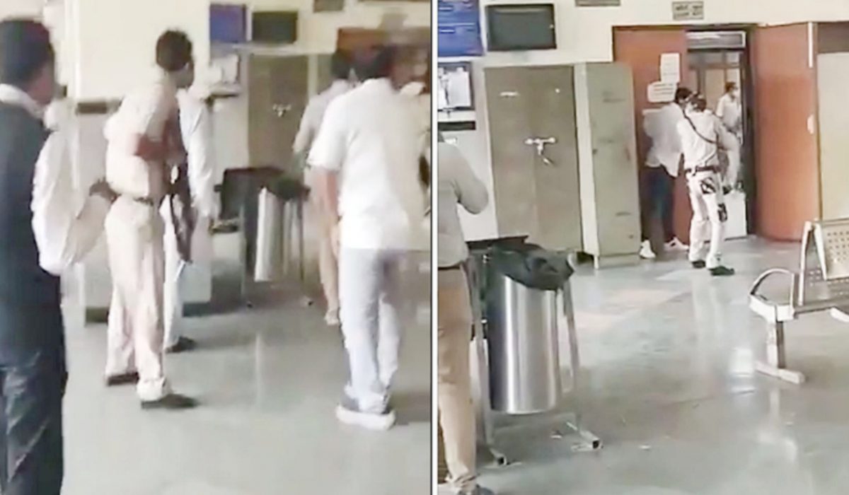 कैमरे पर : दिल्ली कोर्ट शूटआउट जिसमें 3 की मौत On Camera, Dramatic Delhi Court Shootout That Left 3 Dead