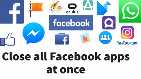 Close all Facebook apps at once