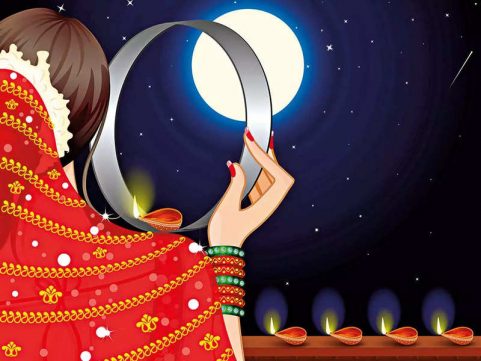 religion karwa chauth 2021 date moon rise time last five years moon sighting timing 