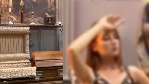 bikini naked models photos coffins funeral company ad video viral