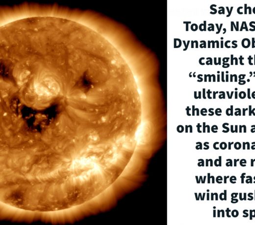 Have you seen the smiling sun ? – See a rare photo