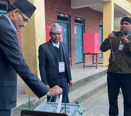 Speaker Sapkota votes