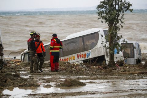 Eight dead on Italian island after landslide reports