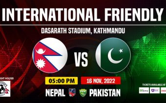 Nepal Pakistan international friendly football match