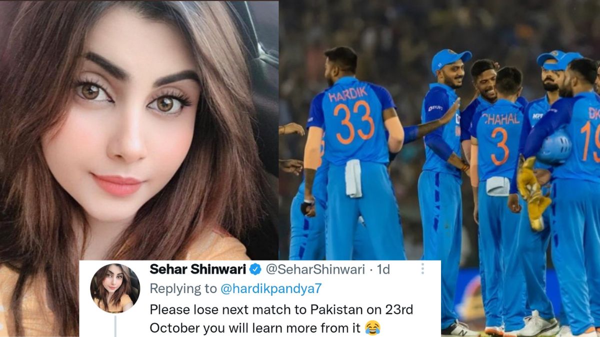 Why did actress Sehar Shinwari say: If India loses, I will marry a boy