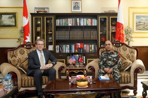 US Ambassador And Chief of Army Staff Prabhuram Sharma