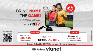 viaTV launches an exciting offer for the upcoming world cup