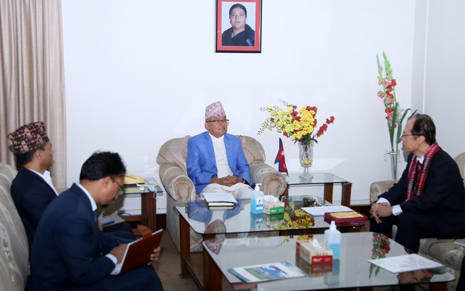 Chief Election Commissioner Thapaliya and Japanese ambassador hold meeting