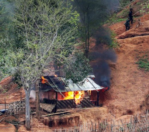 Myanmar junta hits ethnic rebels with air strikes near India border