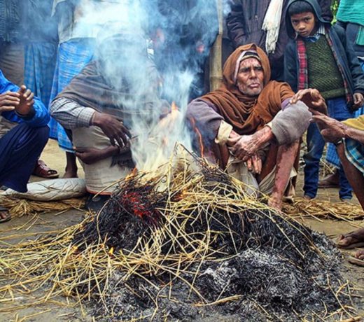 Daily life affected by cold wave