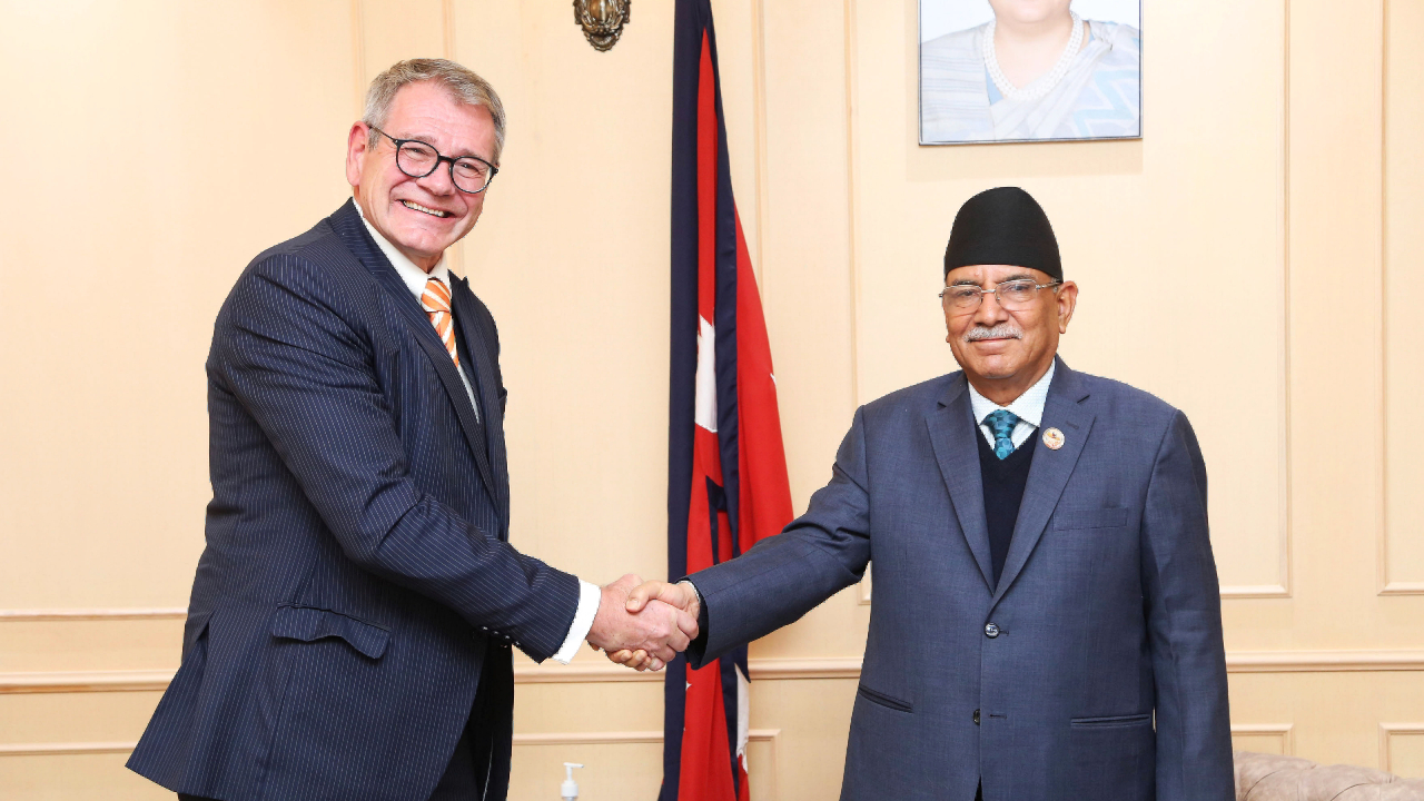 Germany’s ambassador pays courtesy call on PM Dahal
