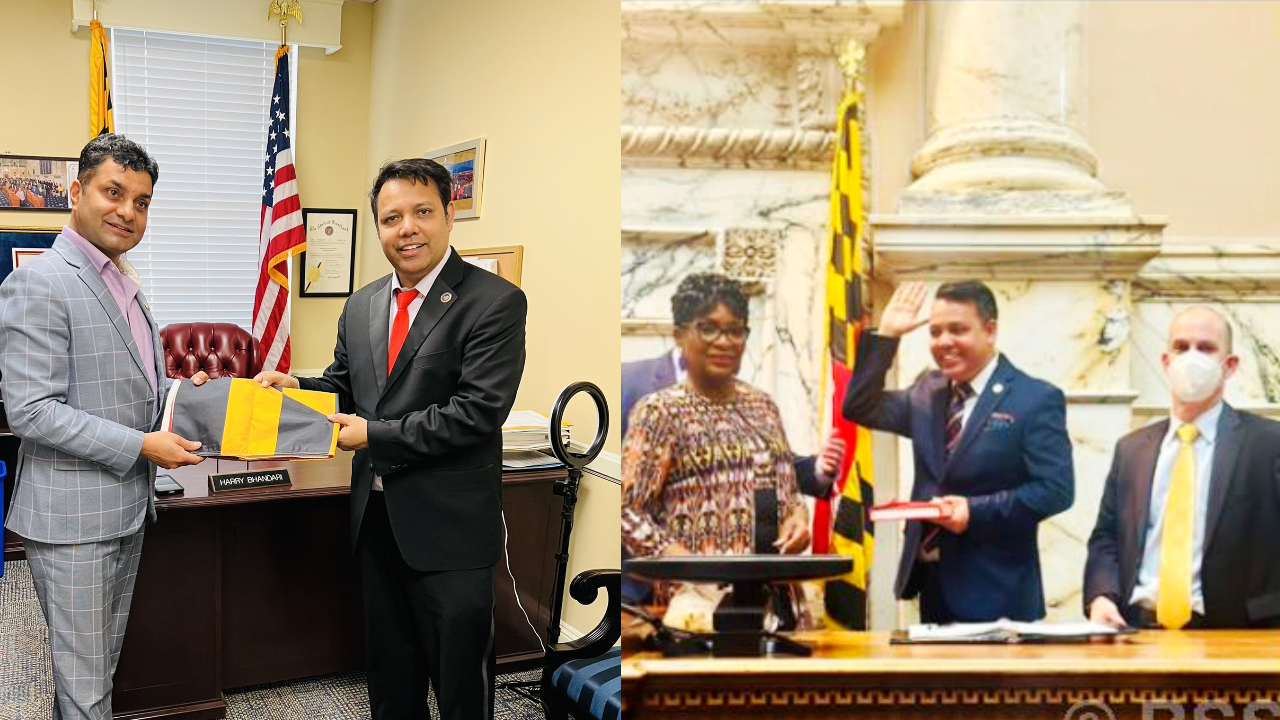 Maryland House of Delegates member Bhandari takes oath