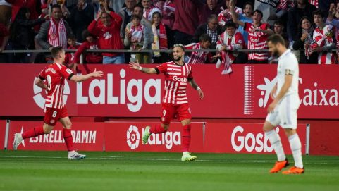 Gironas Castellanos hits Real Madrid for four in fresh blow to title hopes