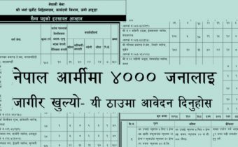 Nepal Army job
