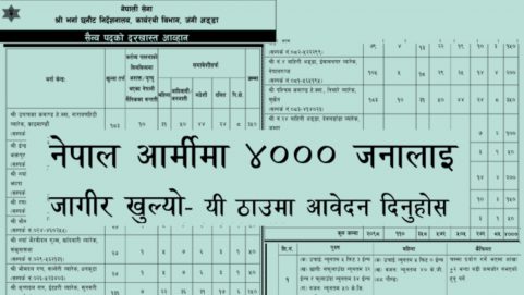 Nepal Army job
