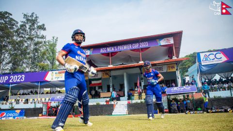 Nepals opener scored a half century against Kuwait