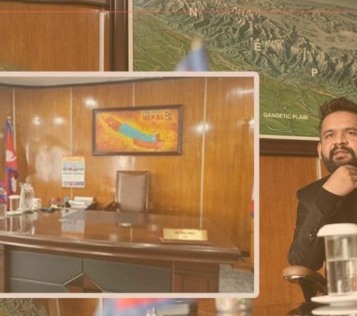 नेपालका मेयर बालेन साह ने भारत सिक्किम तक फैले ग्रेटर नेपाल का नक्शा रखा