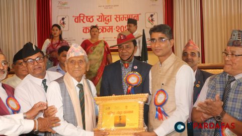 41 Ex-Indian Gurkha Army of Chitwan honored