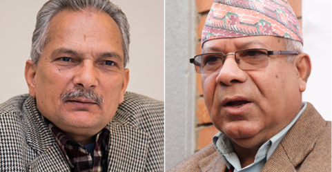 Madhab Nepal Baburam Bhattarai