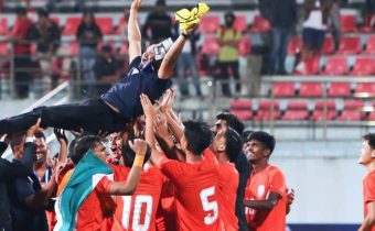India became the champion of SAFF U-19 for the third time with a hat-trick against Pakistan