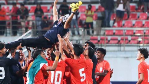 India became the champion of SAFF U-19 for the third time with a hat-trick against Pakistan