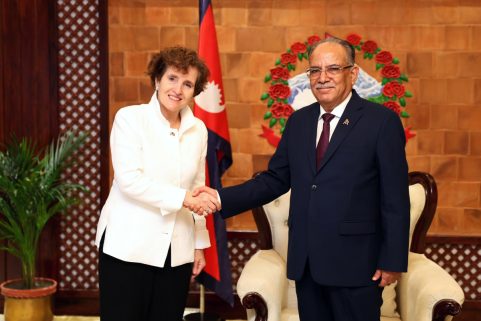 MCC CEO Alice calls on PM Dahal