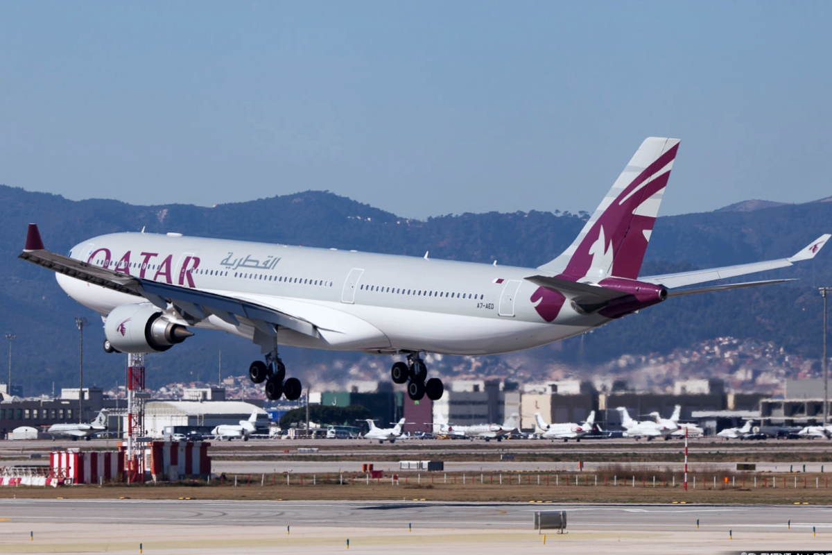 Qatar Airways flight overshoots runway during landing in Kathmandu