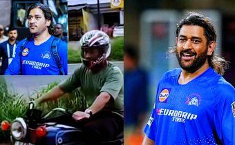 CSK out of IPL 2024 After MS Dhoni Spotted Riding Bike In Ranchi