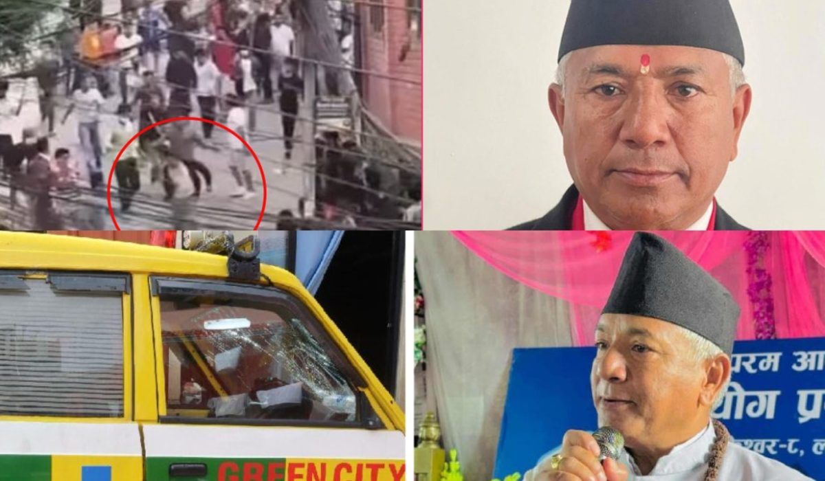 Viral Video Misidentified: Man Beaten Was Not Finance Minister Paudel but Hospital Director Lok Bahadur Tandon