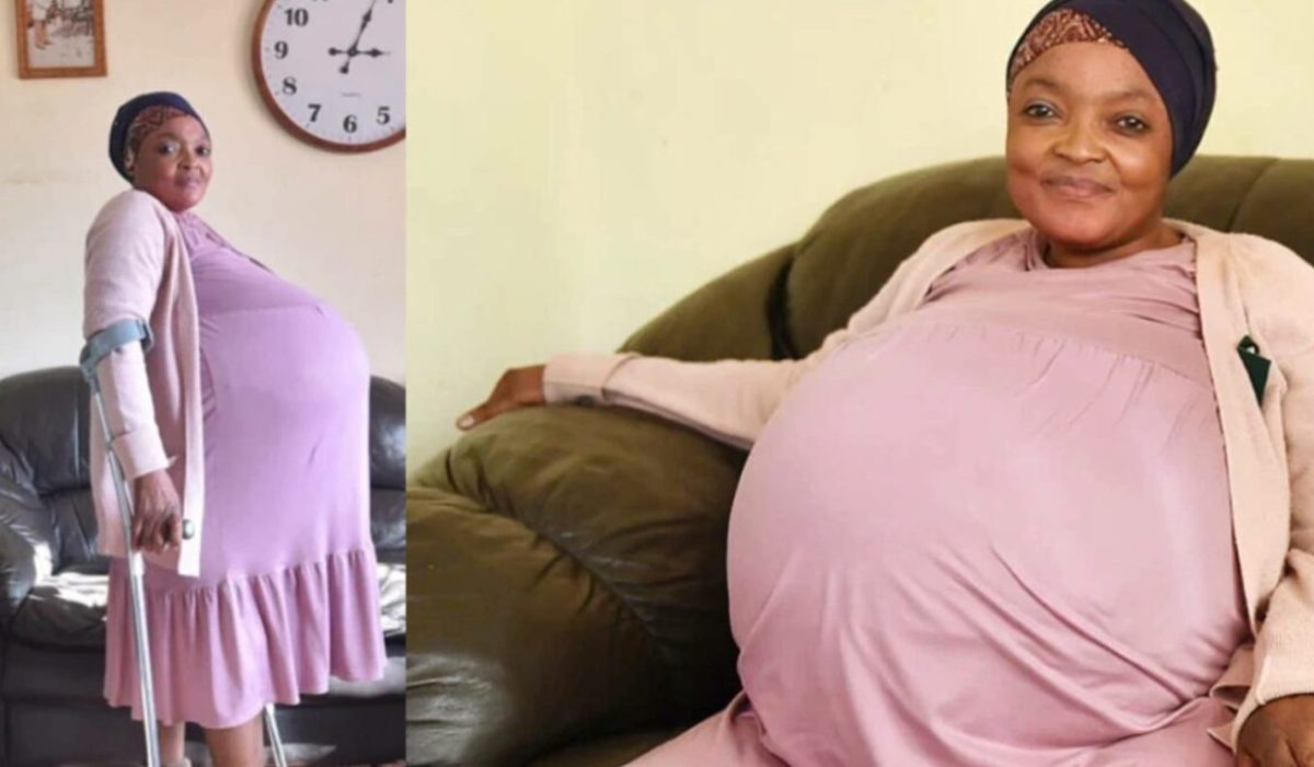 The woman who set a world record by giving birth to 9 children at once