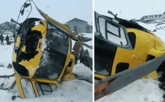 Altitude Air Helicopter crashes in Lobuche, Solukhumbu