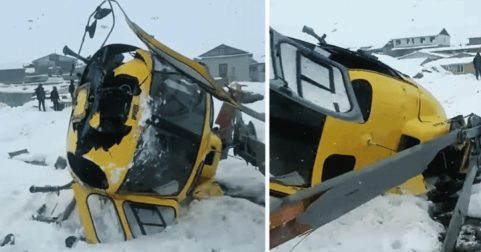 Altitude Air Helicopter crashes in Lobuche, Solukhumbu