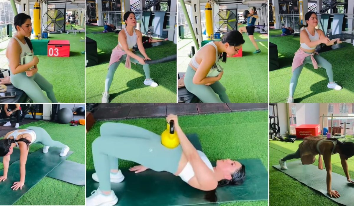 Gym photos of actress Barsha Siwakoti go viral