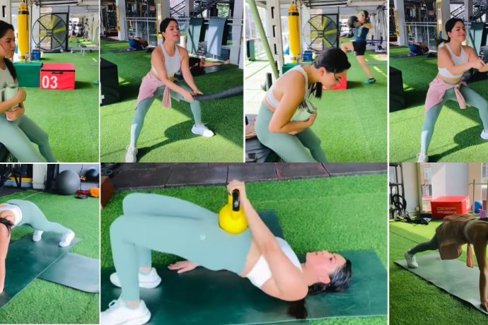 Gym photos of actress Barsha Siwakoti go viral