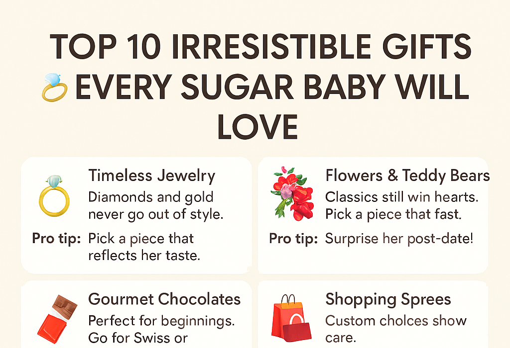 💎 Top 10 Irresistible Gifts Every Sugar Baby Will Love (2025 Guide)