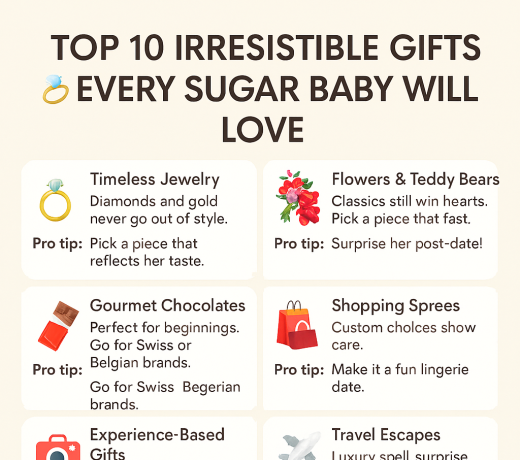 💎 Top 10 Irresistible Gifts Every Sugar Baby Will Love (2025 Guide)