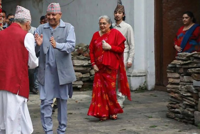 Why did former King Gyanendra Shah suddenly go to Hams Hospital with his family?