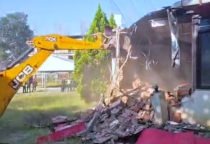 Bulldozer Action on Former Energy Minister Khadka’s Structure Built on Scout Land