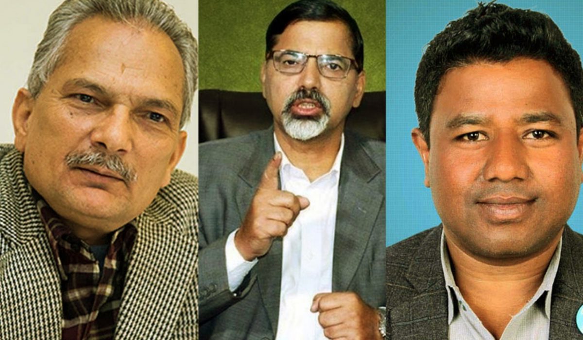 Leaders, including Baburam and Janardan, together, made a big announcement to create a political stir