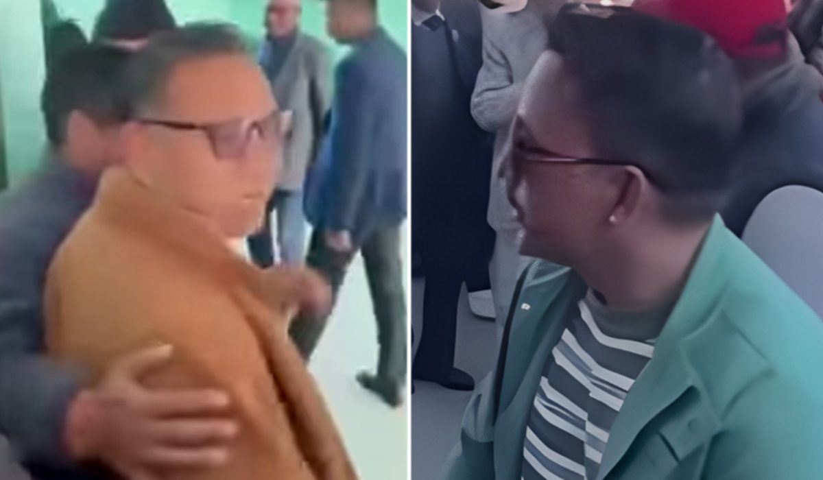 Shocking! UML Standing Committee Member Karn Thapa Abused Inside Party Office : Video Goes Viral