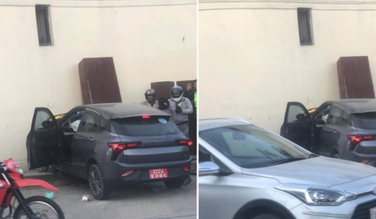 Major Accident in Keshermahal, Kathmandu: One Dead, Two Injured in Car Crash