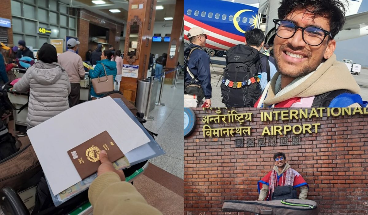 Famous Gen Z Protester Nishan Mainali Leaves Nepal