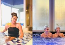 A famous model seen in this condition at a spa in Thamel; the photo goes viral