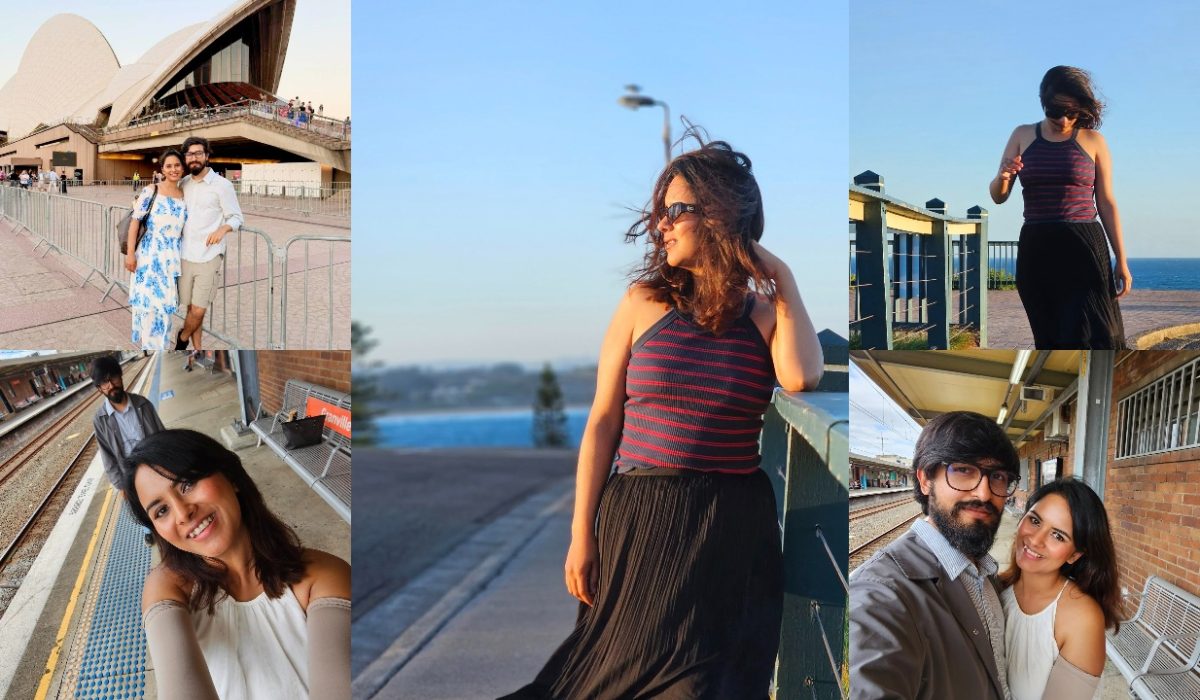 Inside Aarohi Sharma’s Australian Adventure: New Romantic Photos with Husband Ishant