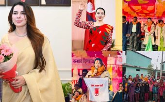 Aliza Gautam Now a full fledged leader See 5 photos