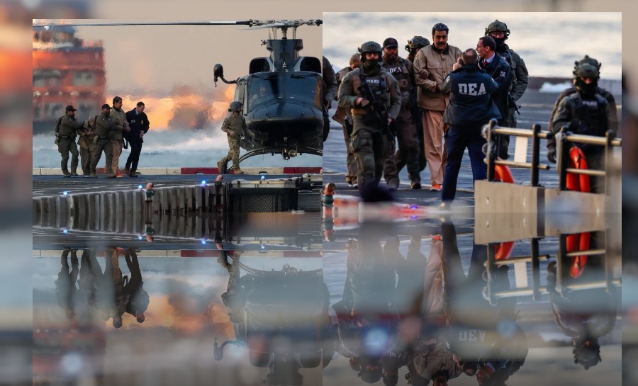 Nicolas Maduro Brought to US Court Amid Tight Security in New York (See 10 Photos)